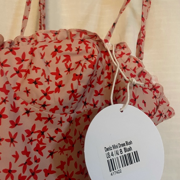 Princess Polly Deniz Mini Dress - Blush - Picture 6 of 7